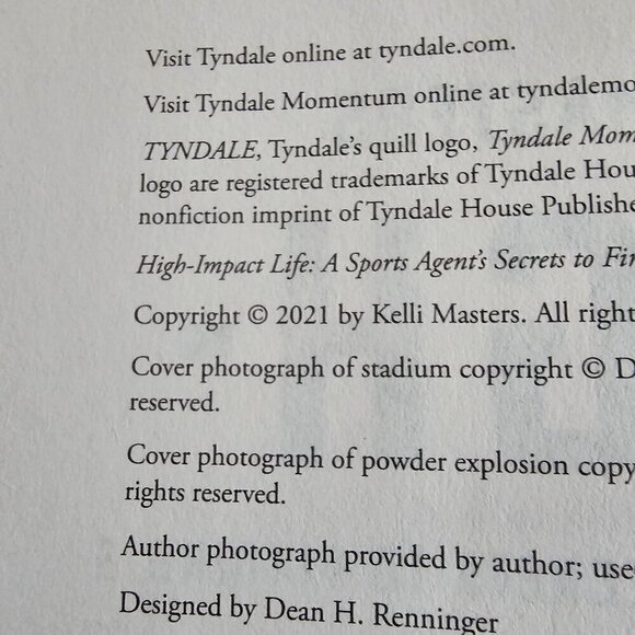 High-Impact Life: A Sports Agents Secrets To Finding Purpose By Kelli Masters - Picture 4 of 6